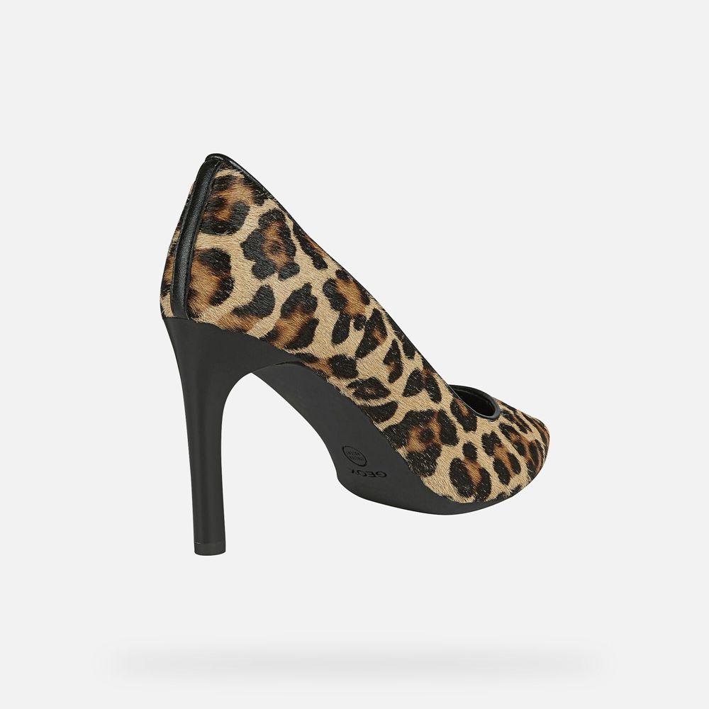 Geox Bayan Stiletto Ayakkabı Siyah - Faviola - LMV-634708